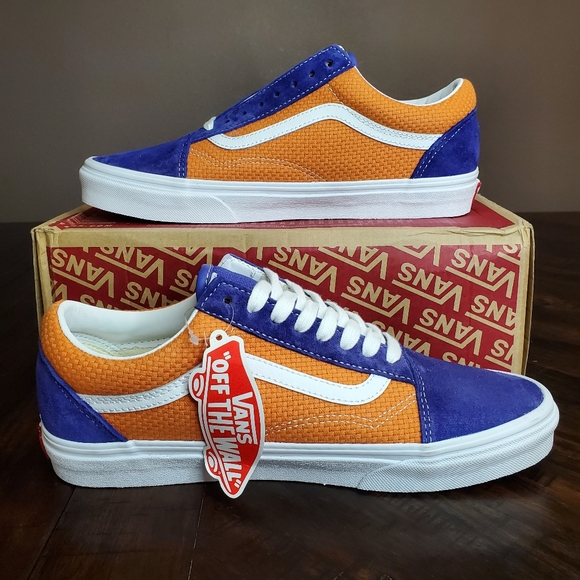 Vans Old Skool Royal Blue/Apricot Buff Men Size 9.5, Women Size 11 - Picture 2 of 9